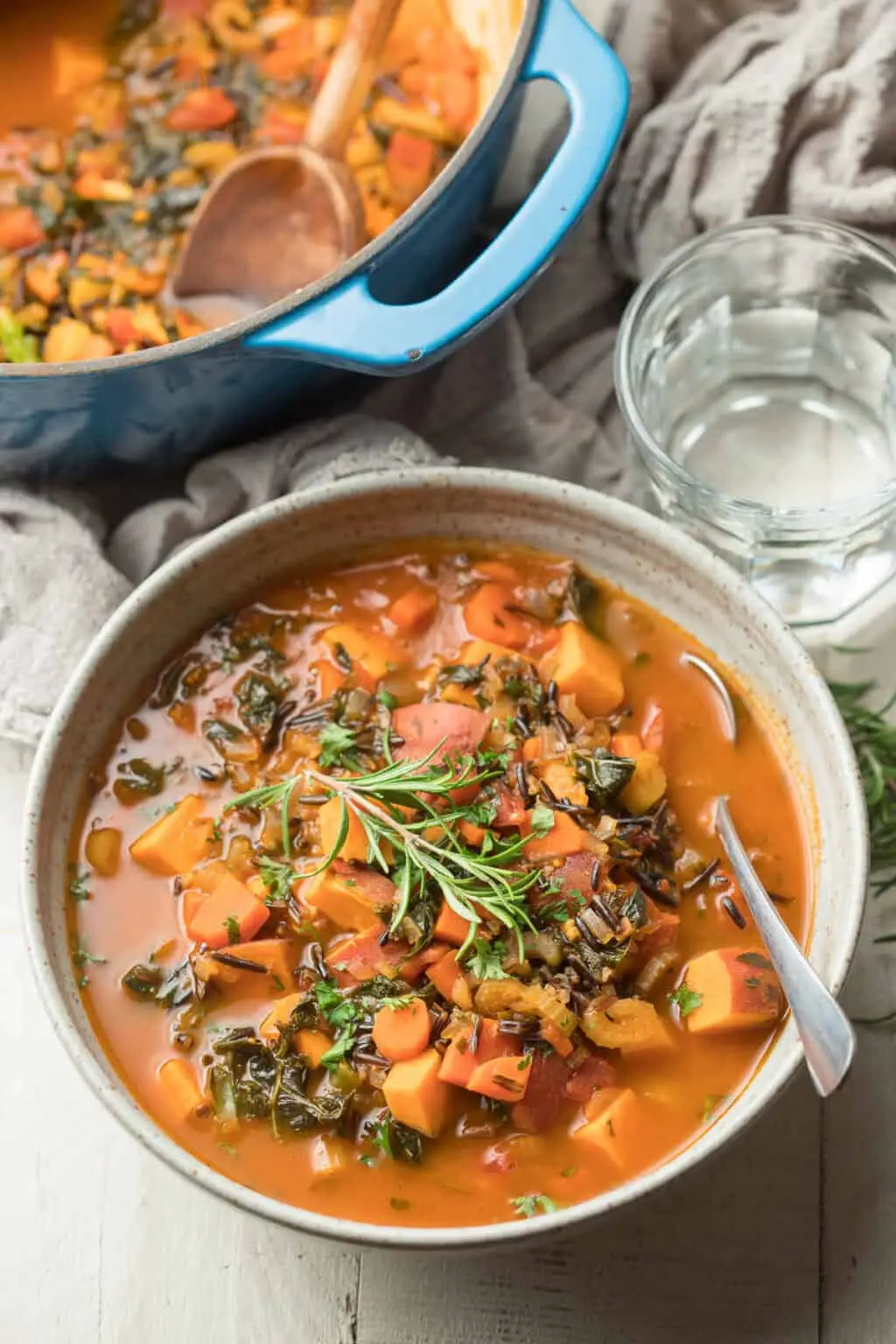 hearty wild rice vegetable soup