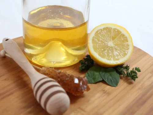 Lemon Honey and Thyme Throat Coat Syrup